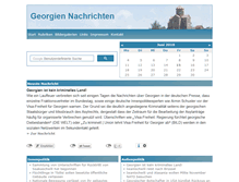 Tablet Screenshot of georgien-nachrichten.de